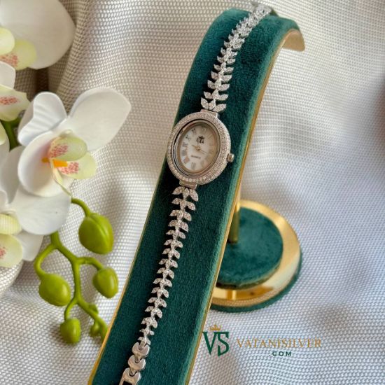 تصویر  ساعت نقره زنانه WFJ100