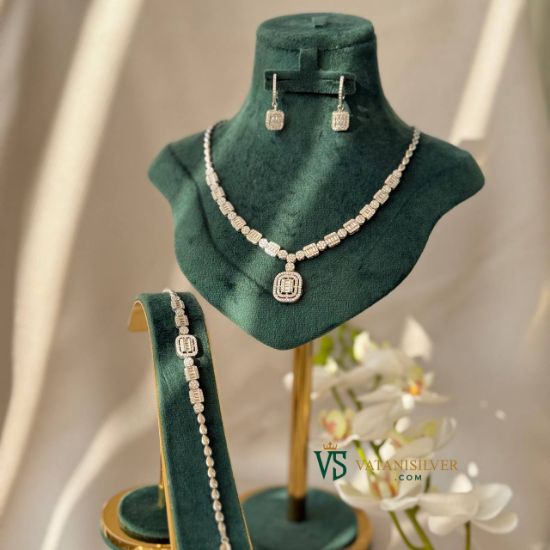 تصویر  سرویس نقره زنانه کد SRE101