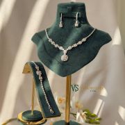 تصویر  سرویس نقره زنانه امرالد کد SRE102 