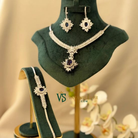 تصویر  سرویس نقره زنانه کدSRJR100