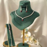 تصویر  سرویس نقره زنانه یاقوت  کد SRJR101 