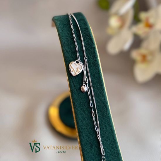 تصویر  دستبند نقره اسپرت کدBBV108