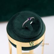 تصویر  انگشتر نقره زنانه مینیمال کد RFMM101 