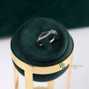 تصویر  انگشتر نقره زنانه مینیمال کد RFMM105