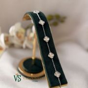 تصویر  دستبند نقره ونکلیف کد BBV109