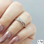 تصویر  انگشتر نقره زنانه مینیمال کد RFMM105
